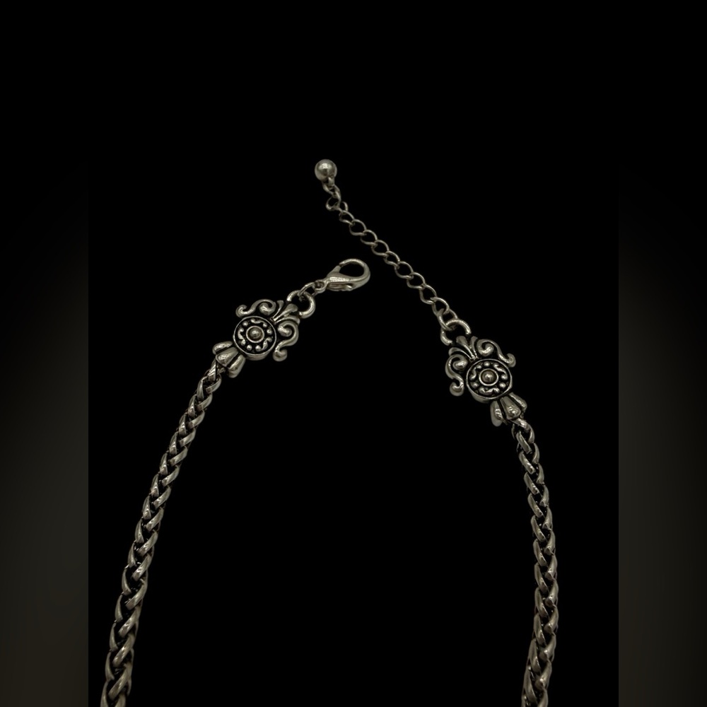 Silver & Gold-Tone Heart Pendant Necklace - Brighton Inspired Design - Picture 4 of 5